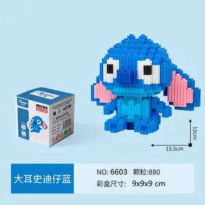 2024 Anime Mini Figure jouets à collectionner Hello Blocks Kitty blocs de construction éducatifs ensembles brique personnage de dessin animé jouet assemblé