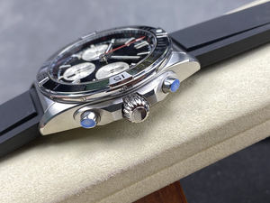 นาฬิกาข้อมือนักบินสแตนเลสสตีลอเนกประสงค์ระดับสูง ระบบอัตโนมัติเต็มรูปแบบ หน้าปัดคริสตัลแซฟไฟร์ กันน้ำ 5BAR - Product Image 4