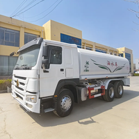 Camión Cisterna Multifuncional de 6x4 y 20m³ Directo de Fábrica, Camión Cisterna de Agua con Aspersor Diésel para Riego de Jardines y Calles