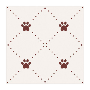 Home Decor <strong>Stick</strong> <strong>on</strong> Self Adhesive Vinyl <strong>Floor</strong> <strong>Tile</strong> Peel and <strong>Stick</strong> <strong>Floor</strong> <strong>Tiles</strong> with Dog Paw Figure - Product Image 1