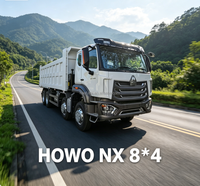 Truk Dump HOWO NX 8x4 Multi-scene Cocok untuk Tambang, Bendungan, Tambang Batu, Transportasi Sampah Perkotaan, Truk Tipper Berat