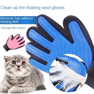 Cepillo de goma sostenible para gatos, peine, limpieza de baño, guantes de depilación para perros, gatos, PET, guantes de silicona para el cuidado de perros hechos de plástico - Product Image 1