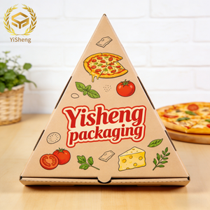 Boîte à pizza <span class=keywords><strong>hexagonale</strong></span> écologique recyclable en <span class=keywords><strong>carton</strong></span> ondulé avec logo pour restaurant, fournitures de restauration rapide - Product Image 2