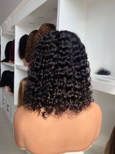 Pelucas de Cabello Humano 5x5 con Ondas de Agua, Nudos Decolorados, Sin Pegamento, Pre-Arrancadas, Encaje Frontal 13x4, 100% Virgen, Pequeñas con Cabello de Bebé - Product Image 6