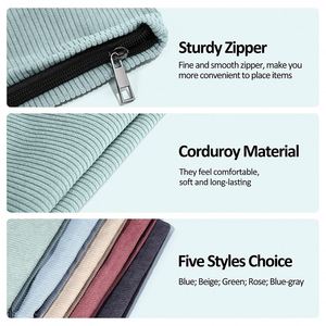 Custom Logo <b>Women</b> Girls Fashion Travel Cosmetic <b>Bag</b> Makeup <b>Pouch</b> Non-Woven Fabric Zipper Soft Handle Portable Foldable Small - Product Image 4