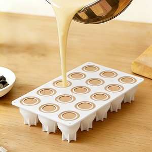 แม่พิมพ์เค้กซิลิโคนแบบไม่ติดกระทะ 15 ช่อง รูปทรงลูกแพร์ เกรดอาหาร ใช้ซ้ำได้ น่ารัก แม่พิมพ์ซิลิโคนแม่เหล็กสำหรับทำช็อกโกแลต ลูกอม และน้ำแข็ง DIY - Product Image 5