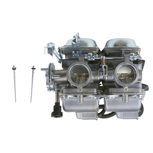 <span class=keywords><strong>Carburador</strong></span> de Motocicleta de <span class=keywords><strong>Doble</strong></span> Cilindro Premium 26 mm 250 cc PD26J para Honda Rebel CA250 CB250 CB250T CBT250 CMX250 CBT125 CBT150 - Product Image 3