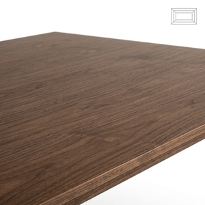 Station de repas rectangulaire élégante en bois massif pour la maison et les restaurants, avec service OEM personnalisé disponible - Product Image 5