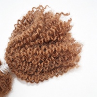 Extensions de cheveux humains vierges afro crépus 4C de haute qualité pour micro-tresses et micro-locks
