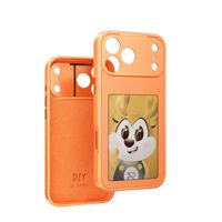 Étui de téléphone à écran encre numérique quadricolore compatible avec les téléphones Apple 13 17 Pro Max et Samsung S25U S24U avec projection d'écran