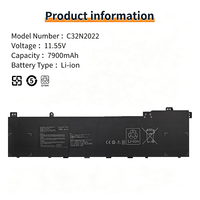 Batterie d'ordinateur portable de remplacement OEM C32N2022 pour AS US Vivobook Pro 16X OLED N7600PC UM535QE, batterie rechargeable pour ordinateur portable