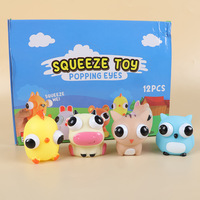 Jouet à presser anti-stress avec yeux qui sortent, Koala et Lapin, personnalisable