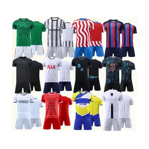 Uniforme de fútbol personalizado para adultos, uniforme de equipo infantil, 22 a 23