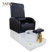 NOUVEAU ORIGINAL Fauteuil de pédicure de salon de spa pour les pieds rose moderne, mobilier de salon de beauté, lumières LED de luxe, stations de manucure et de pédicure