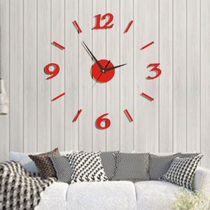 Wall Decorative Acrylic Digital <b>Clock</b> 3D Wall Sticker <b>Clock</b> Modern Quartz Watches for Living Room <b>Bedroom</b> - Product Image 4