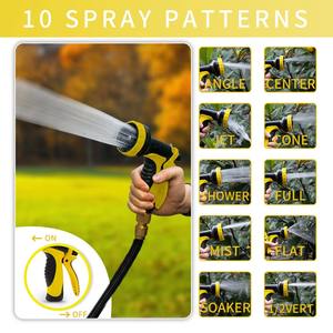 Carretes de Manguera de Jardín Extensibles, Ligeros y Duraderos Jade Hill con Características Anticorrosivas y Antiabrasión, Tubo Interior de Látex Flexible - Product Image 3