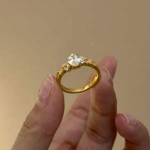 Anillo de Plata de Ley S925 con Diseño Retro de Cielo Estrellado y Diamantes, Inspirado en Huevo de Paloma, Chapado en Oro, de Lujo y Alta Gama para Mujer - Product Image 4