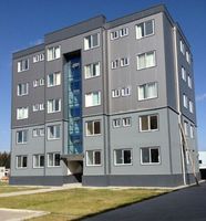Module d'appartement préfabriqué à montage facile, maison modulaire internationale portable, villa préfabriquée personnalisée en structure d'acier lourd, hôpital