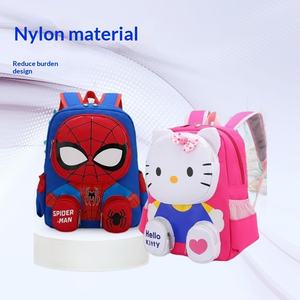 Sac à dos d'école respirant en denim Spiderman pour enfants, dessin animé <span class=keywords><strong>Marvel</strong></span>, sac à dos pour enfants, sangle à coussin d'air, printemps, nouvelle mode coréenne - Product Image 3
