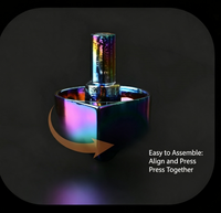 Meilleure Vente : Cube Magique Coloré, Fidget Spinner, Gyroscope Mécanique, Jouet de Décompression EDC pour Enfants et Adultes