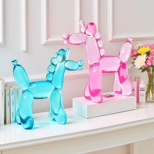 Ornement licorne transparent en résine, mini dessin animé créatif transfrontalier, décoration de bureau et de maison - Product Image 1