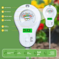 Testeur de sol multifonctionnel six-en-un transfrontalier, humidimètre, testeur de fertilité, pH-mètre à trois sondes ST09 Chine