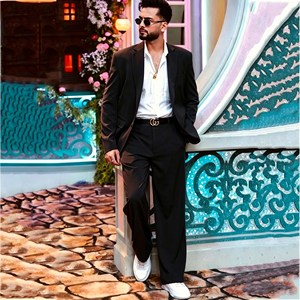 Traje de <span class=keywords><strong>Hombre</strong></span> a Medida de 2 Piezas, Corte Entallado, Blazer de Un Solo Pecho, Pantalones de Color Sólido, para Oficina, Negocios, Ocasiones Formales y Uso Diario - Product Image 3