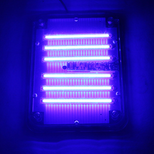 Nuevas Luces de Advertencia Estroboscópicas COB de 72W y 10 Pulgadas, Rojo y Azul, Montaje Superficial Delgado, Lámparas Intermitentes de Seguridad, DC12V, 6 Piezas, Luces de Tráfico para Camiones y Automóviles - Product Image 5