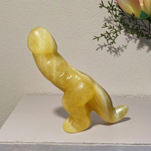 Großhandels preis Hand geschnitzte 10cm natürliche gemischte Edelstein Dinosaurier <span class=keywords><strong>Dildo</strong></span> Figur Carving Craft Ornament für Home Decoration - Product Image 2