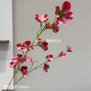 Fleurs artificielles Secret Garden, fleurs de pommier crabapple en soie, décorations de mariage - Product Image 4