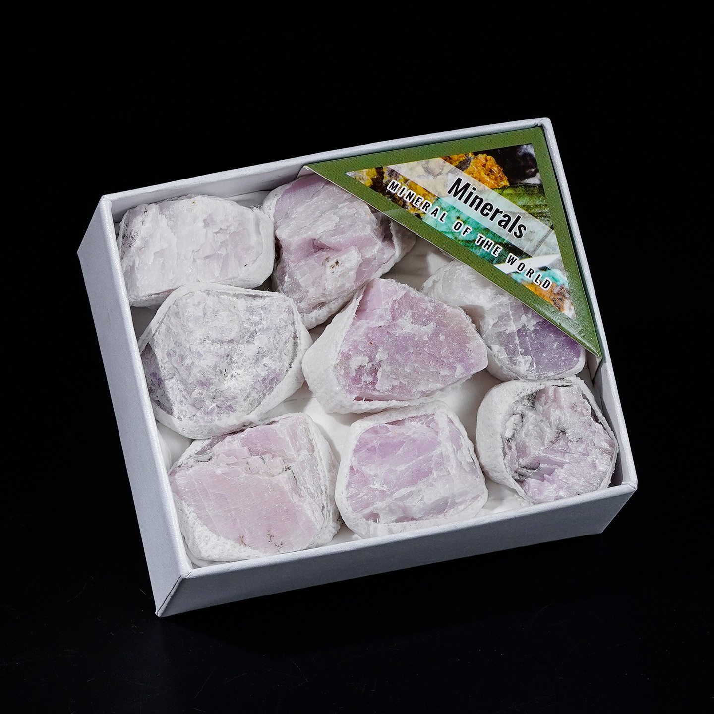 Piccola confezione regalo bianca: bagliore di litio viola