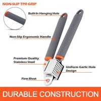2026 Hot Sale RVS Handmatige Gemberpers Handheld Gemberhakselaar Product Keuken & Tafel Fruit & Groente Gereedschap