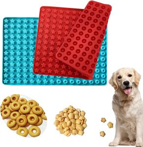 Moule en Silicone en forme d'étoile à Donuts, desserts pour animaux de compagnie, Mini Donuts, puces au chocolat, gommes, tapis de cuisson, feuille de cuisson - Product Image 4