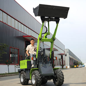 मुफ्त डिलीवरी 1 टन मिनी कॉम्पैक्ट व्यक्त इलेक्ट्रिक लोडर बिक्री के लिए पहियों लगाव के साथ - Product Image 1