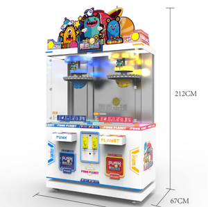 Máquina de grúa de garras recreativa para interiores Punk Planet con función Crazy Push, construcción de metal y plástico, 220V - Product Image 2