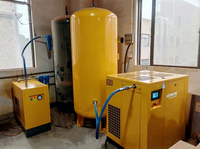 Compresseur d'air à vis rotatif à aimant permanent à fréquence variable (VSD) 45 kW, 60 CV, 10 bars, refroidi par air, pour usage intensif
