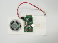 Modul Sensor Cahaya Suara yang Dapat Disesuaikan Bahan ABS Ramah Lingkungan 2pcs Baterai AG10 Chip Suara WAV/MP3 yang Dapat Direkam 21mm Besi