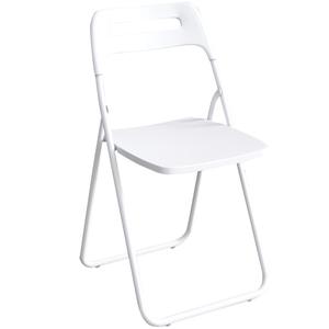 Silla plegable para adultos, silla de comedor con respaldo, portátil, sencilla, plegable, para uso en casa, oficina, dormitorio, ordenador - Product Image 5