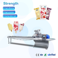 Machine automatique à commande PLC haute vitesse BOGA pour l'emballage de gâteaux, pains, biscuits, bonbons, sucettes glacées, muffins, sachets et films