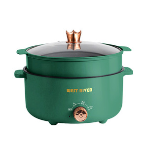 West River Electric Hot Pot 3-Level Temperature Control Non-Stick Cooking Pan For Home Dormitory Use - Product Image 3