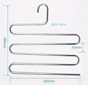 Perchero Multifuncional de 5 Niveles para Colgar y Almacenar, Perchero Antideslizante para Pantalones - Product Image 2