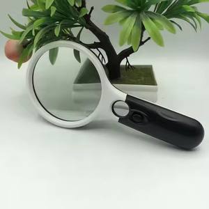 Portátil con 3 luces LED 3X 45X Lupa Lente Bolsillo Lupa de mano - Product Image 4