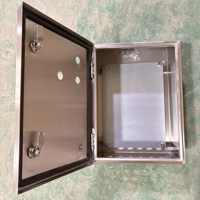 Customized Double Wall Junction Enclosure Box Sus 304 Stainless Steel Boxes for Electrical Box
