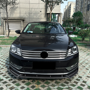 Amp Z Front Lip Spoiler Carbon Fiber Texture Matte Finish For Volkswagen Magotan B7 2011-2015 Tuning Style - Product Image 2