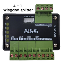 Convertidor Wiegand de 4 vías/Módulo Wiegand 4 en 1/Convertidor Multi WG para Sistema de Control de Acceso a Puertas