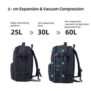 Sac à dos antivol grande capacité à prix abordable avec port USB, compression sous vide, étanche, pour <span class=keywords><strong>voyage</strong></span> et affaires, pour ordinateur portable - Product Image 5