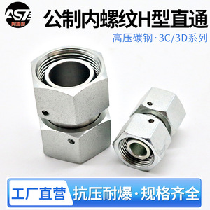 Raccord hydraulique Astu à filetage interne en acier au carbone zingué, connecteur droit et coudé pour système de tuyauterie - Product Image 5