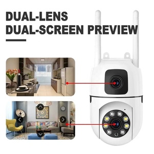 Cámara de Seguridad con Vista Panorámica de 360° para Interiores, Acceso Remoto, Sensor CMOS, Tarjeta de Memoria, Gran Angular, 1 Año de Garantía, Doble Lente, PTZ, WiFi, para el Hogar - Product Image 5