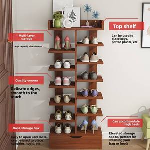 Đa-phong cách giày kệ hiện đại 7 Tier mạnh mẽ <span class=keywords><strong>Stackable</strong></span> Giày hiển thị giá lưu trữ đứng <span class=keywords><strong>Organizer</strong></span> cho cửa hàng nhà văn phòng - Product Image 2