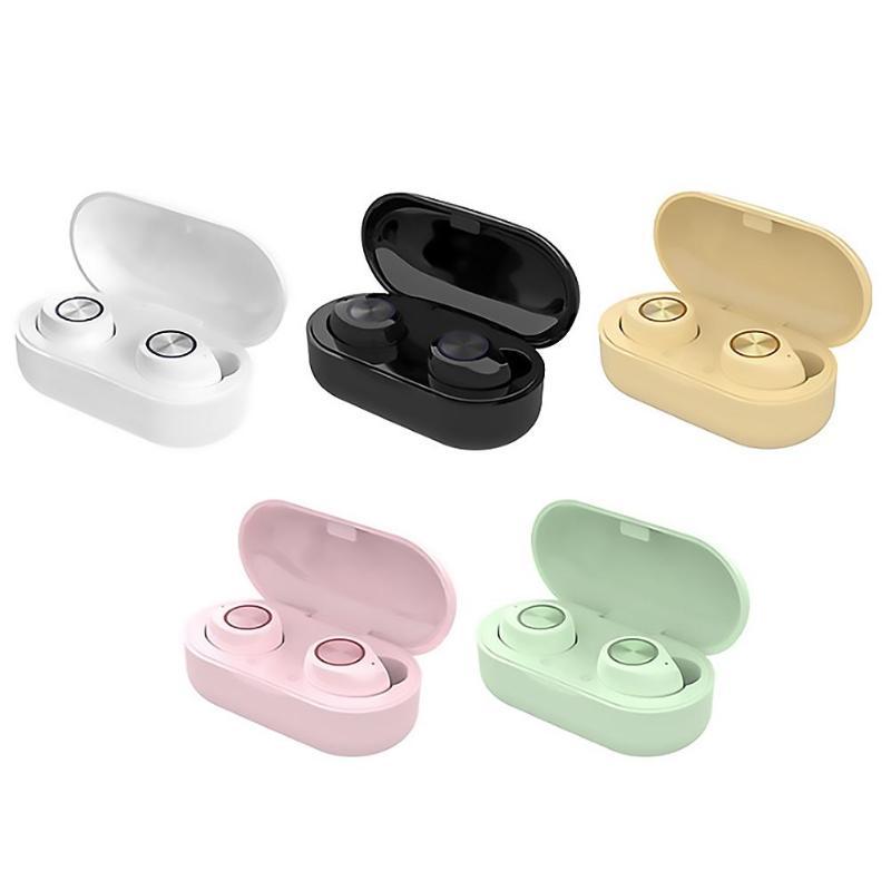 TW60 Mini Casque Bluetooth 5.0 Vrai Stéréo Sans Fil De Mouvement Avec Boîte De Recharge Micro Affichage De Puissance